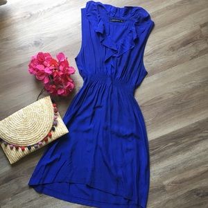 Zara Woman Royal Blue Dress